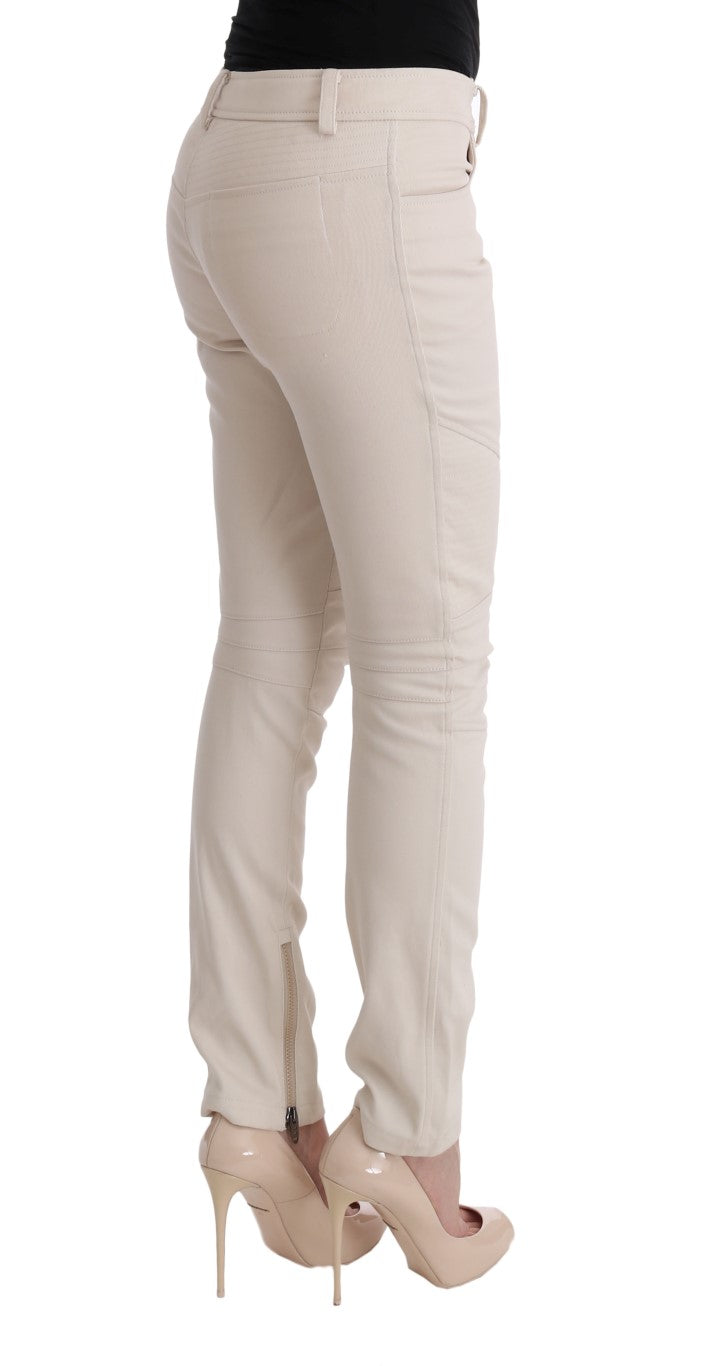 Tesoro Chic White Slim Fit Denim