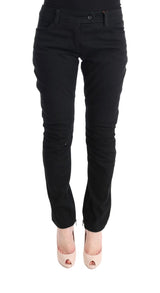 Pantaloni chic black slim fit