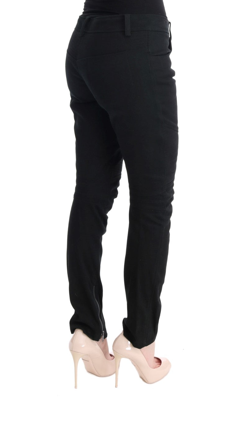 Pantaloni chic black slim fit