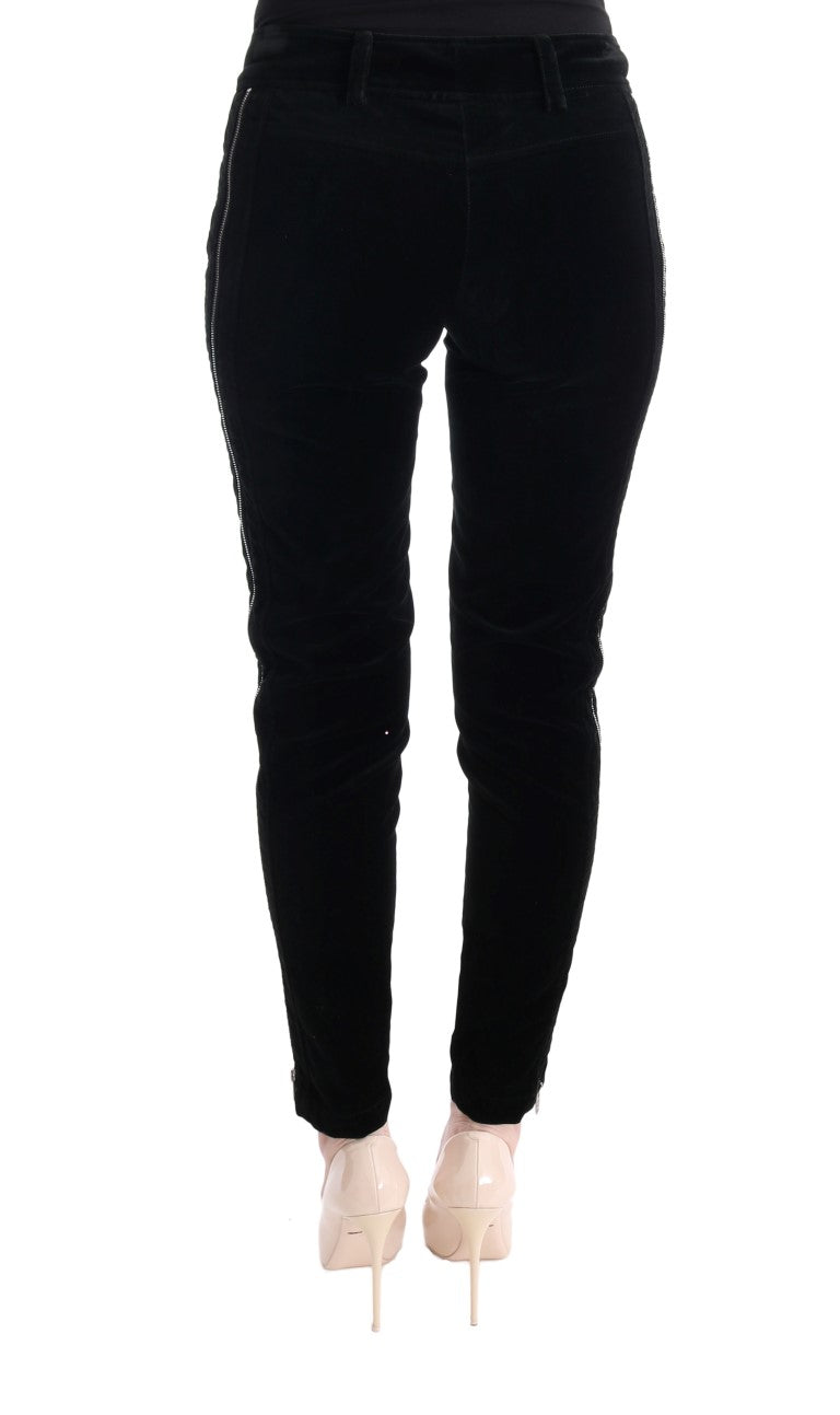 Pantalon cultivé chic slim noir