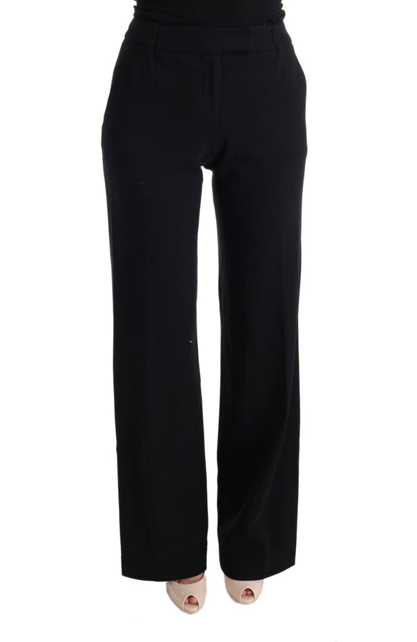 Chic Black Bootcut Formalhose