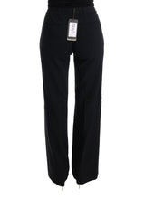 Pantalon formel de bootcut noir chic