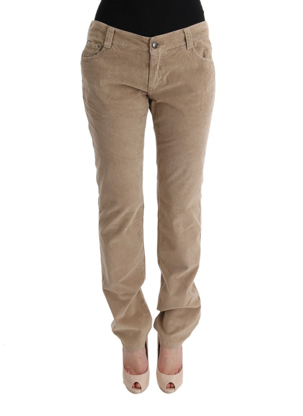 Pantaloni lussuosi di beige abituali