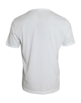 T-shirt White D&G King Print Cotton Crewneck