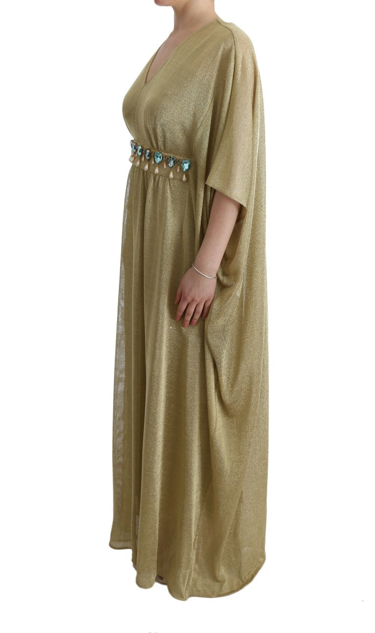 Robe de robe à quart d'or élégante