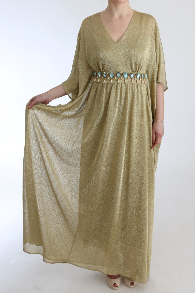 Robe de robe à quart d'or élégante