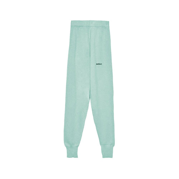 Pantalon de survêtement en laine verte de la menthe