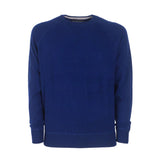 Navy Blue Cashmere Crew Neck πουλόβερ - λεπτή εφαρμογή