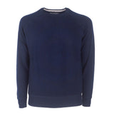 Elegante maglione di cashmere blu scuro