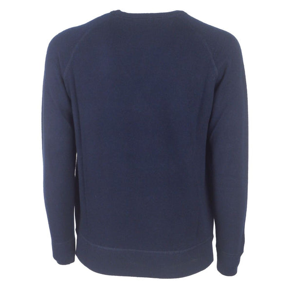 Eleganter dunkelblauer Kaschmirpullover