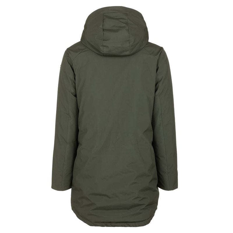 Chic Green Technical Fabric Jacket