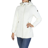 Elegant White Softshell Down veste