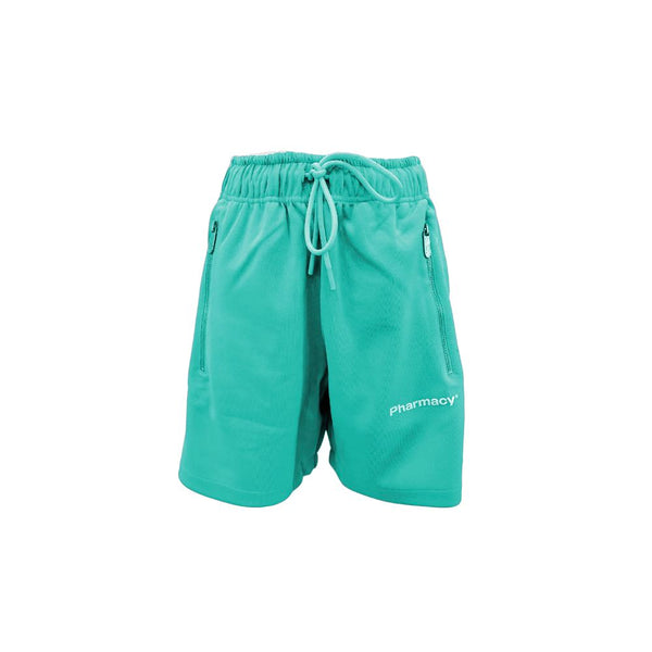 Pantalones cortos de bermudas verdes elegantes con rayas laterales