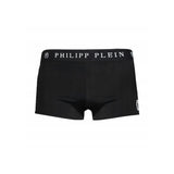 Black Polyamide Men's Swimwear Trunks