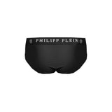 Sleek Nylon Swim Briefs with Iconic Logo Detail