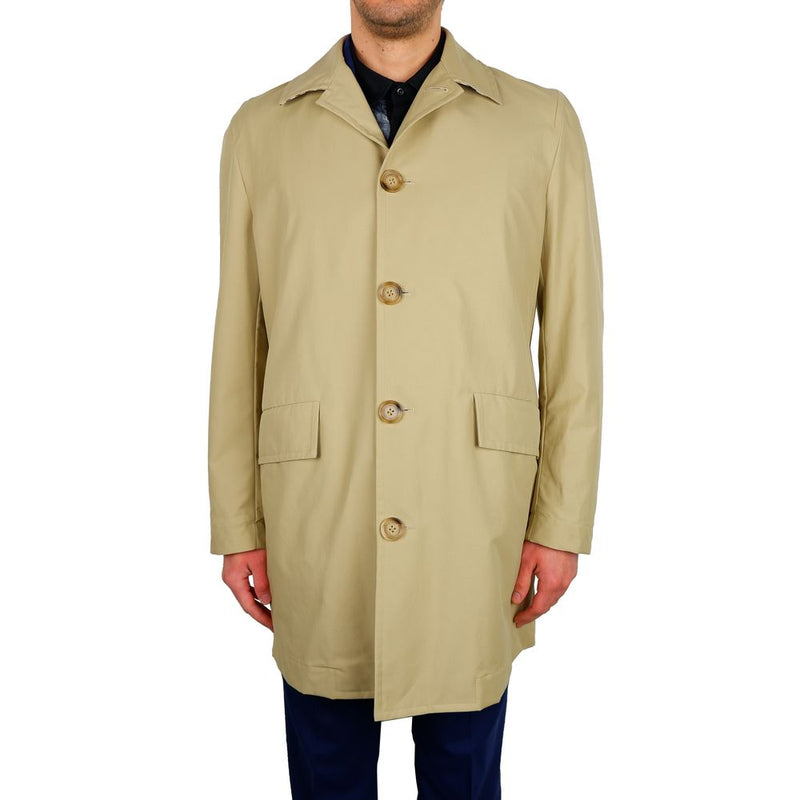 Classic Beige Trench Coat - Timeless Elegance