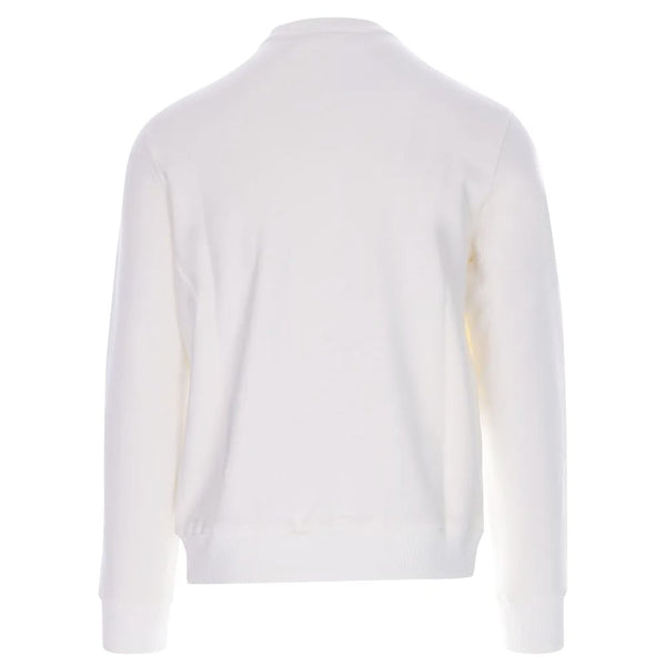 Sweat à mélange de coton blanc élégant