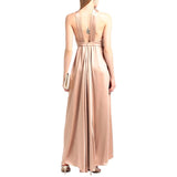 Robe en polyester rose