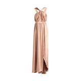 Robe en polyester rose