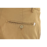 Brown Cotton Jeans & Pant