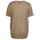 Maglione viscoso beige