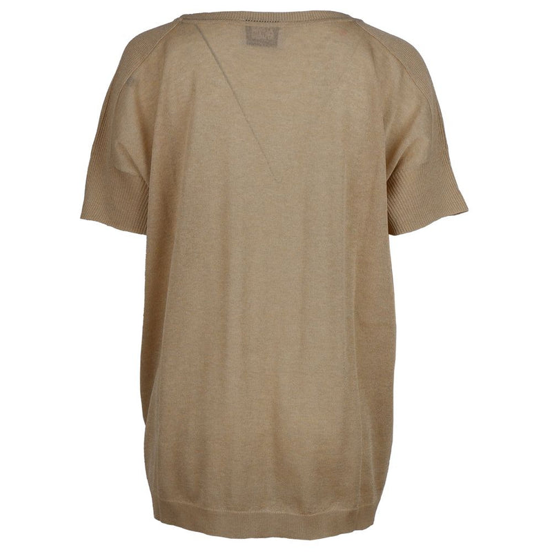 Pull viscose beige