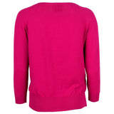 Maglione di cotone fucsia