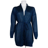 Robe de viscose bleu