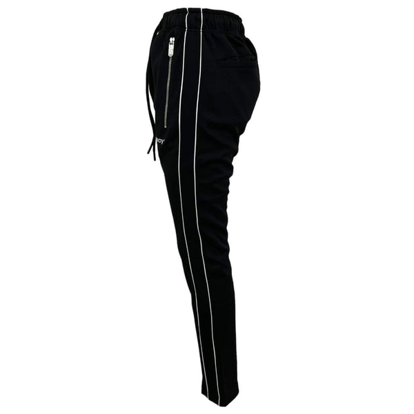 Jean en polyester noir et pantalon