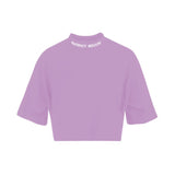 Tops et t-shirts en coton violet