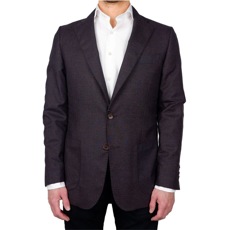 Brauner Wollvergine Blazer