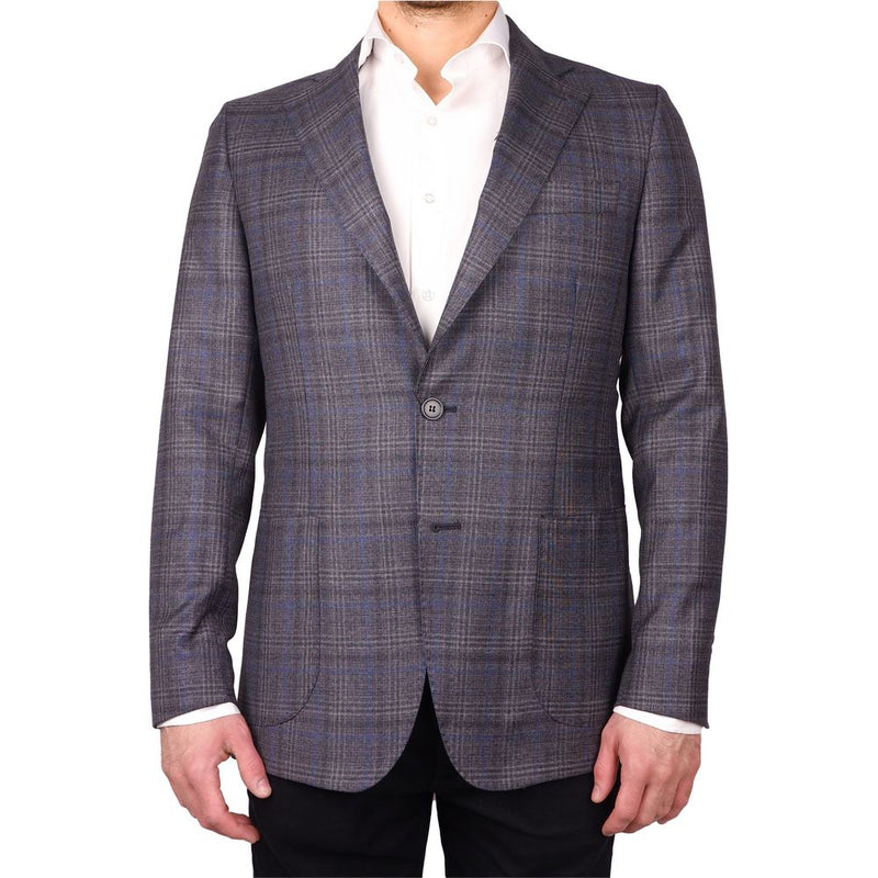 Brauner Wollvergine Blazer