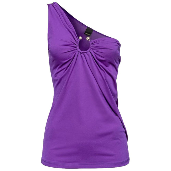 Tops en nylon violet et t-shirt