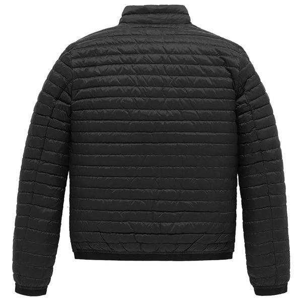 Schwarze Nylonjacke