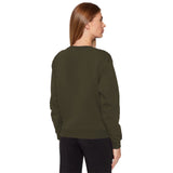 Pull en coton vert