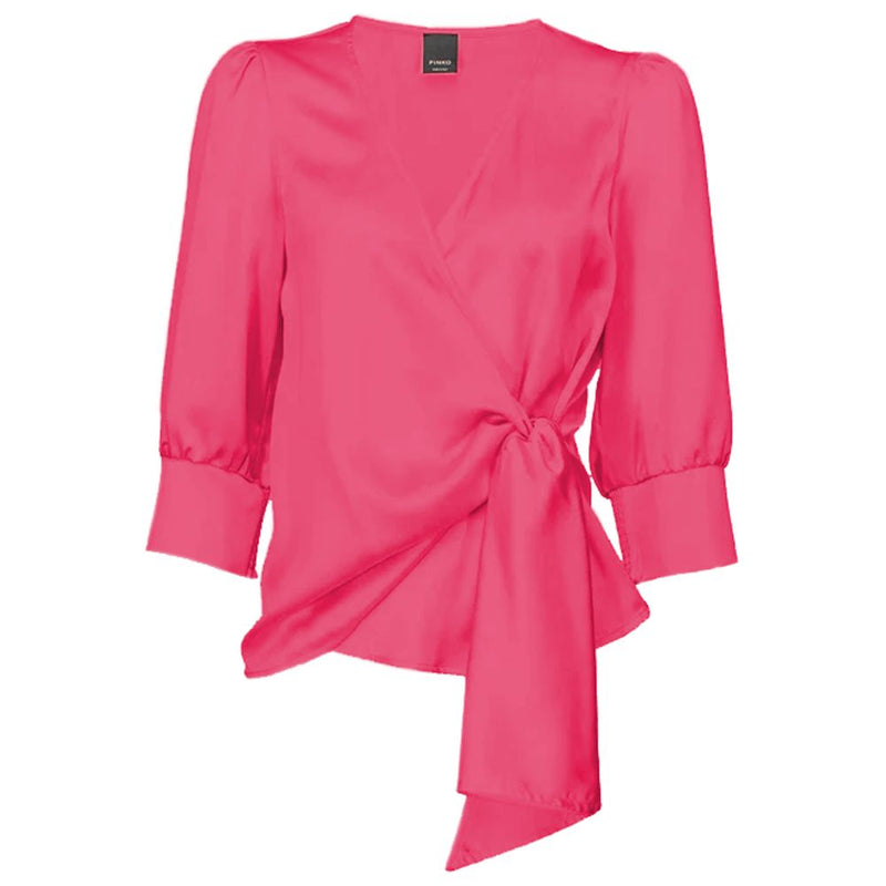 Maglione poliestere fucsia