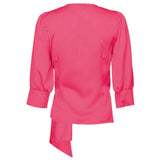 Maglione poliestere fucsia