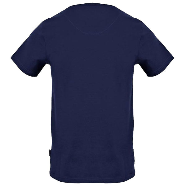 T-shirt en coton bleu