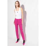 Jeans viscosi fucsia e pantalone