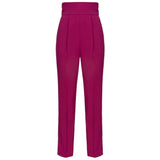 Purple Polyester Jeans & Pant