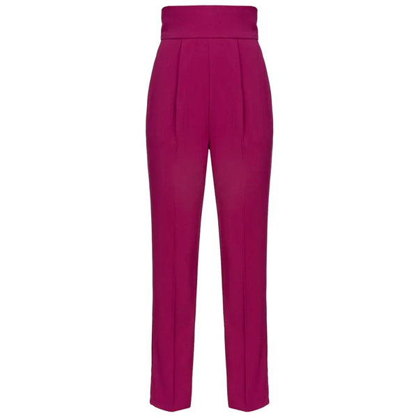 Jeans de poliéster morado y pantalón