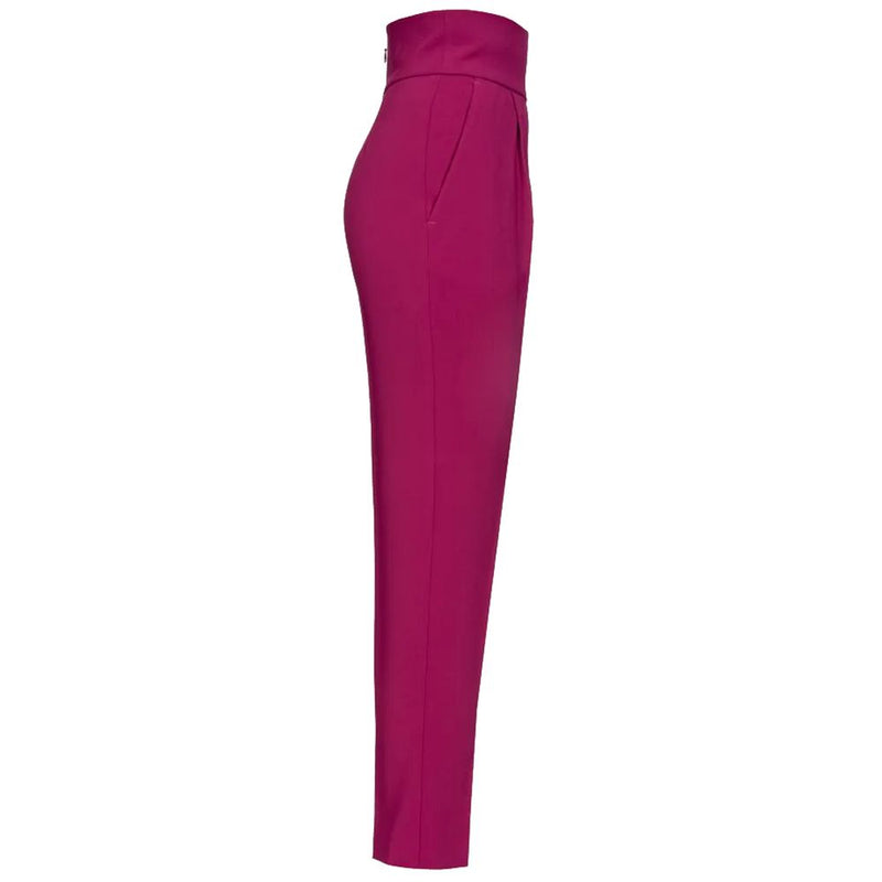 Purple Polyester Jeans & Pant