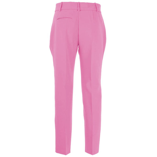 Jeans de poliéster rosa y pantalón