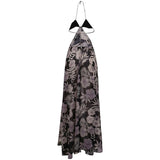 Floral Elegance Maxi Kleid mit geteiltem Detail