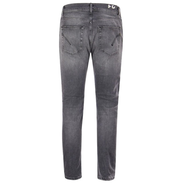 Chic Gray Dian Jeans με αναξιοπαθούντες λεπτομέρειες