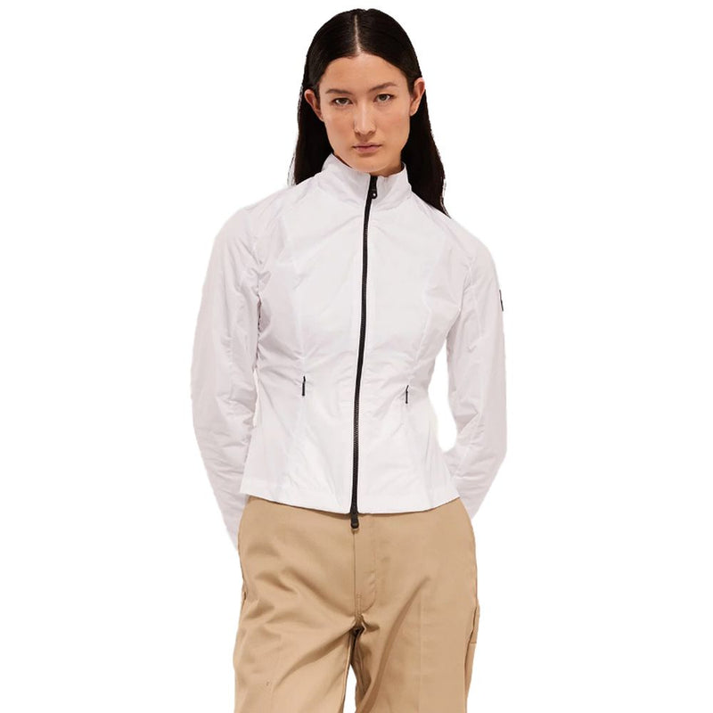 Veste blanche chic avec un logo avec logo