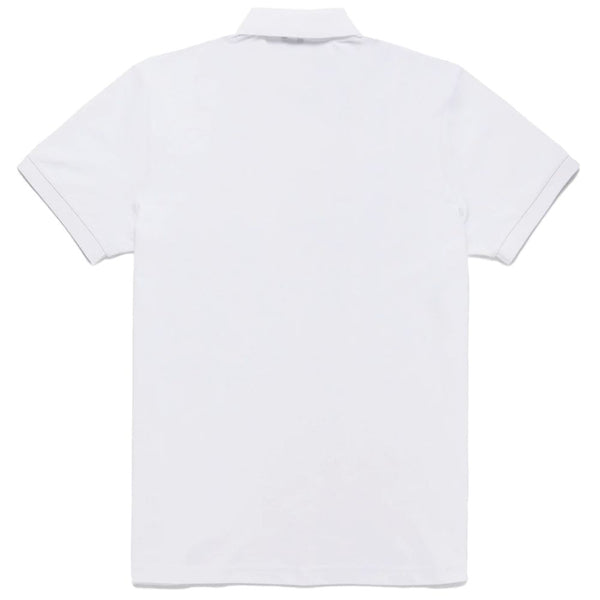 Elegante polo blanco con logotipo bordado