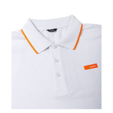 Elegantes kontrastierendes Kragen Poloshirt