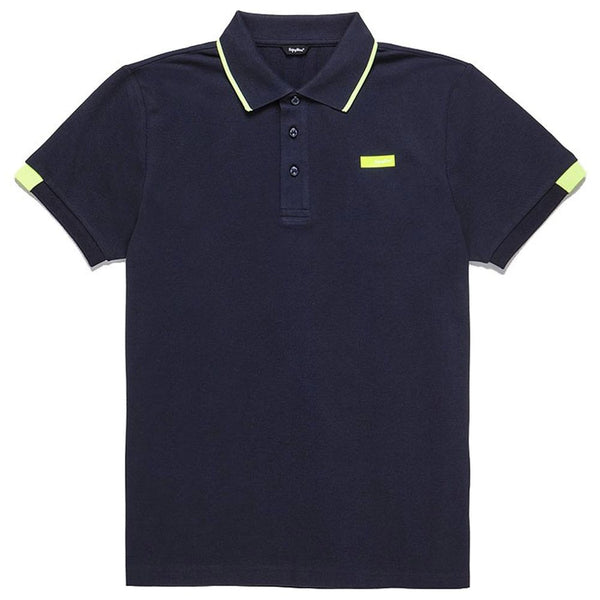 Polo élégant en coton avec des accents de contraste