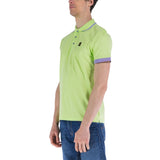 Polo de algodón de cuello de contraste